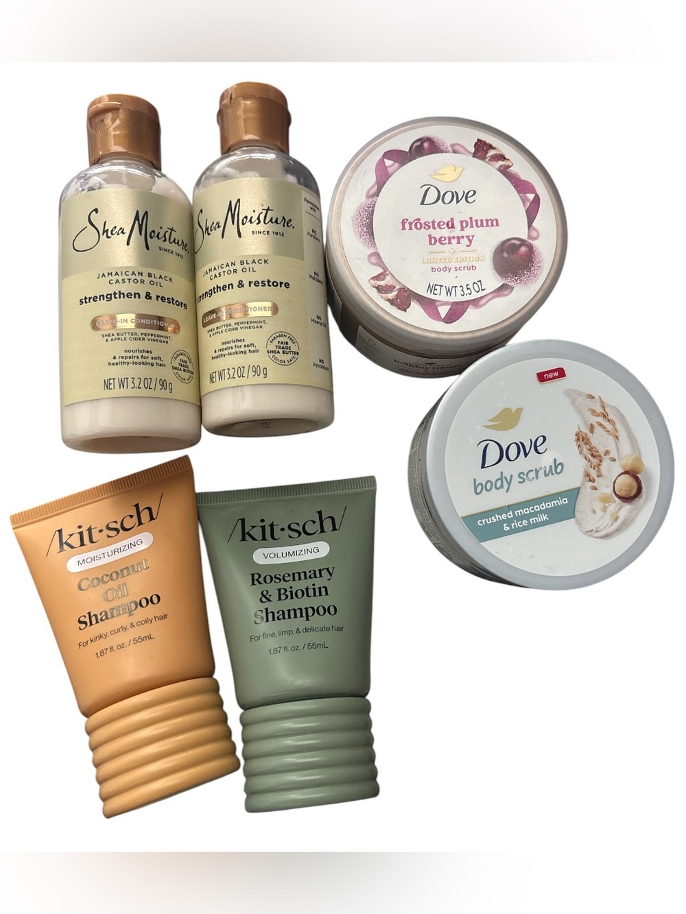 Body & Hair Care Bundle Travel Sizes